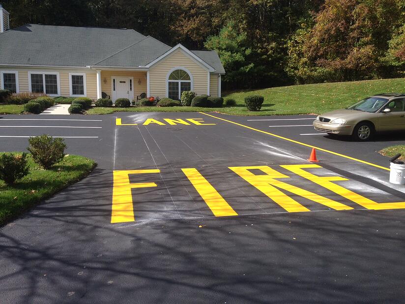 Delaware Fire Lane Striping