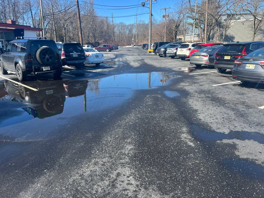 Parking Lot Standing Water