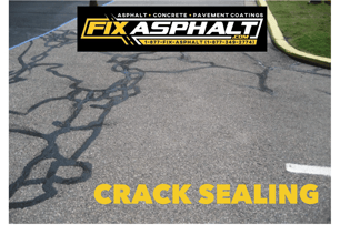 Parking Lot Crack Sealing