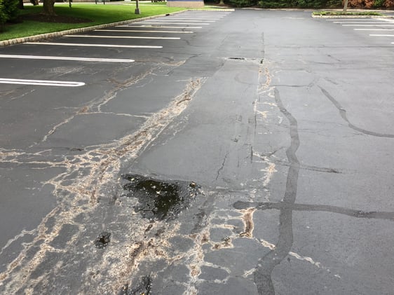 Brown stains after seal coating