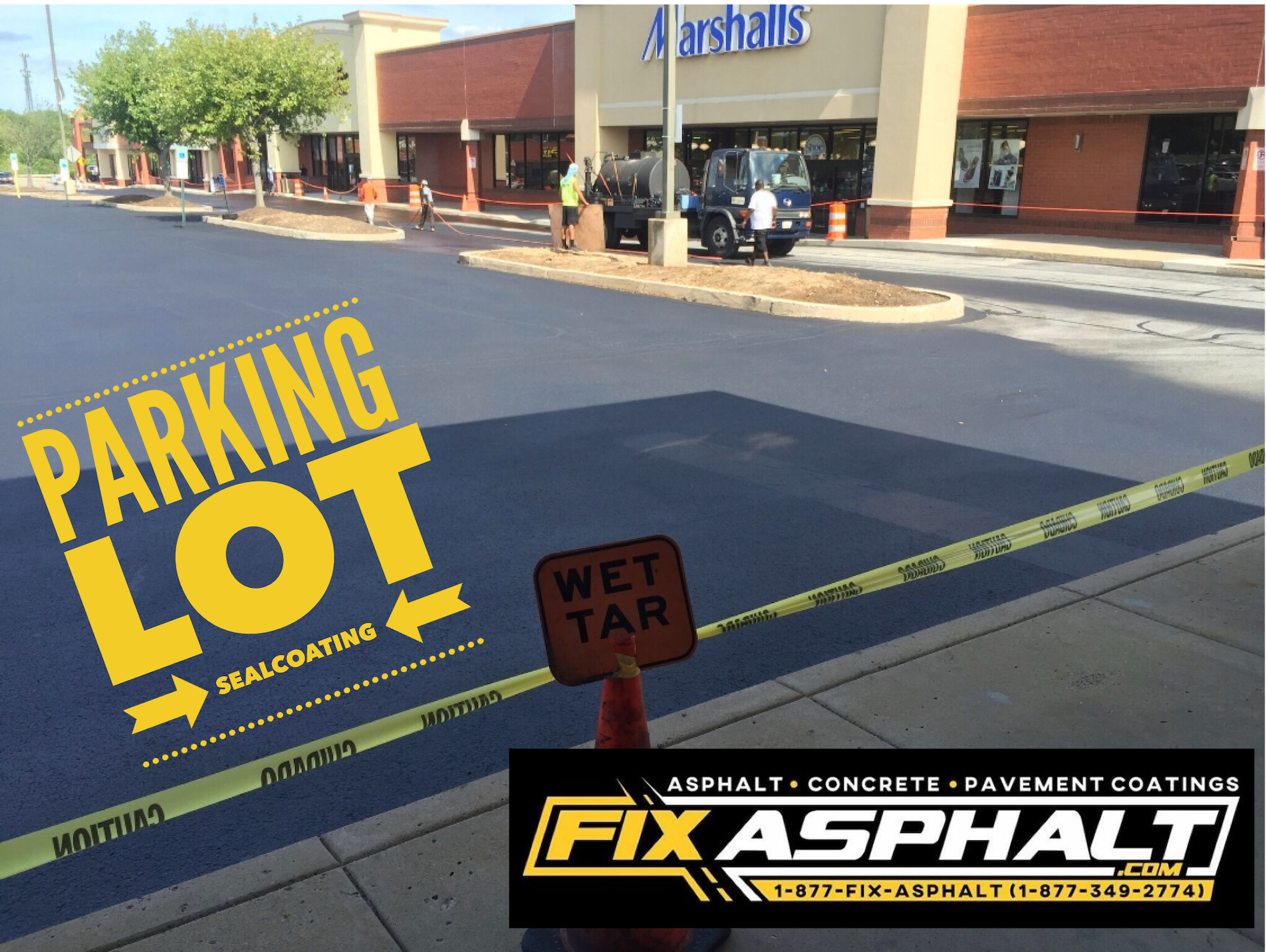NJ Parking Lot Seal Coating