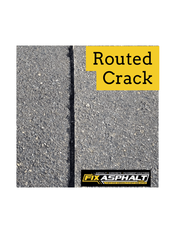 Crack routing in NJ 