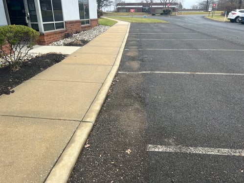 Asphalt Rutting Where Cars Park