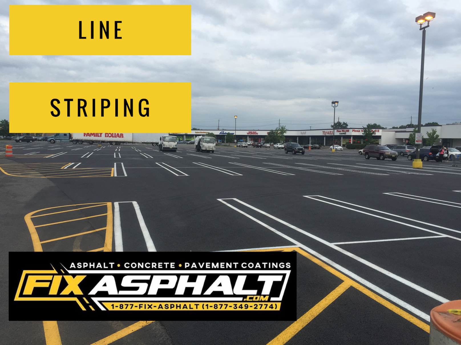 NJ Parking Lot Line Striping 