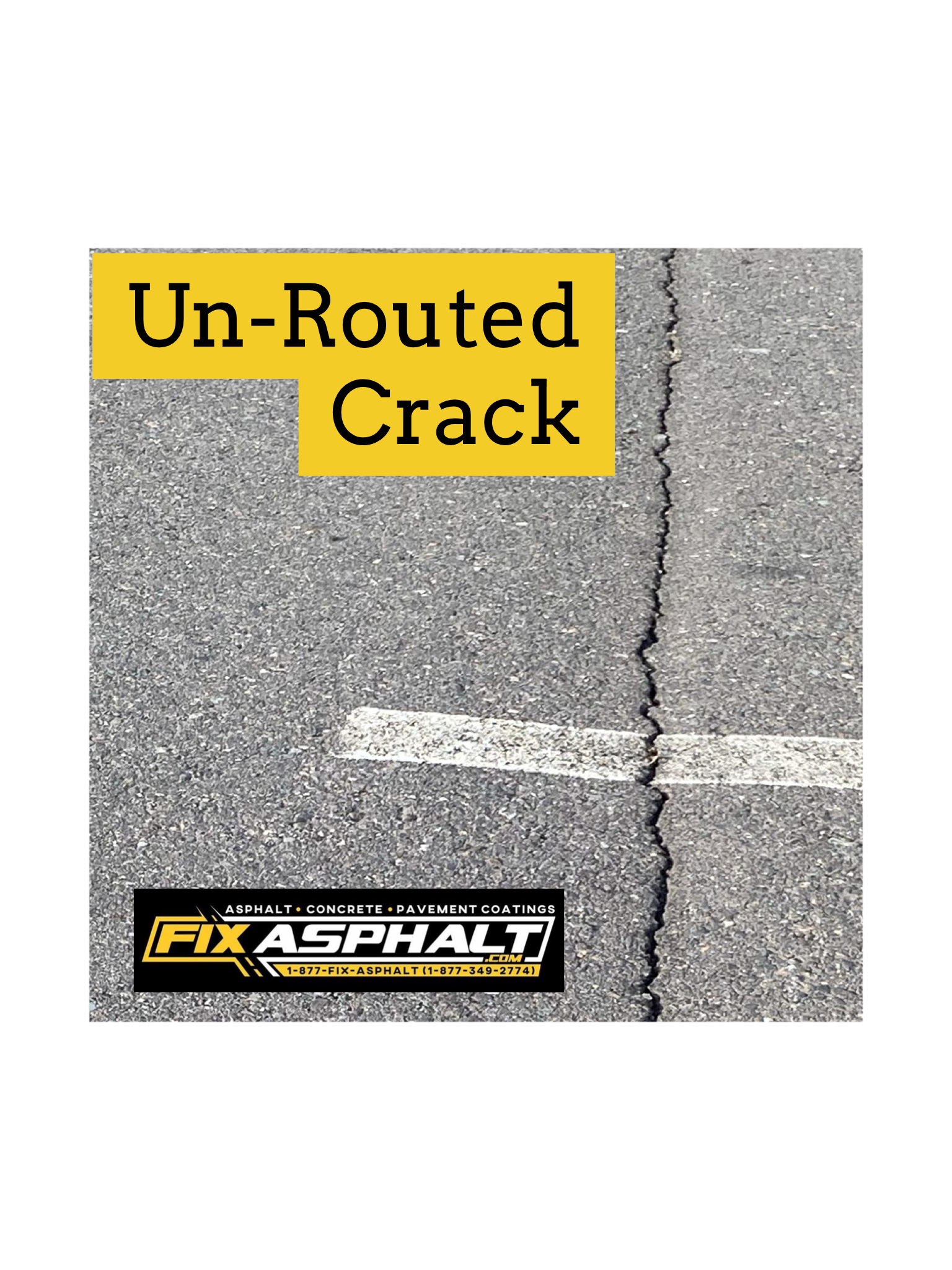 NJ Parking Lot Crack Routing 