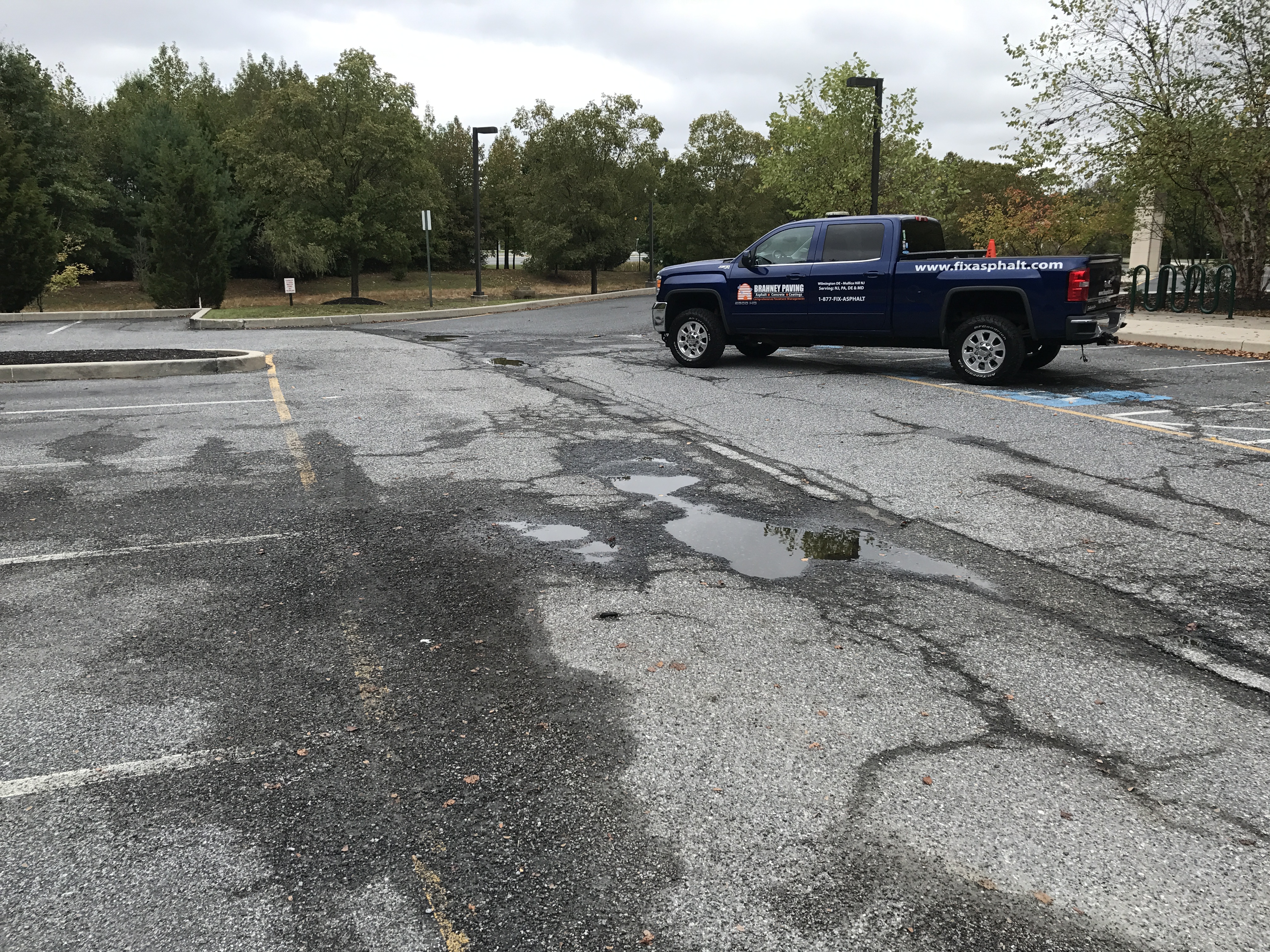 Parking Lot Drainage Tile