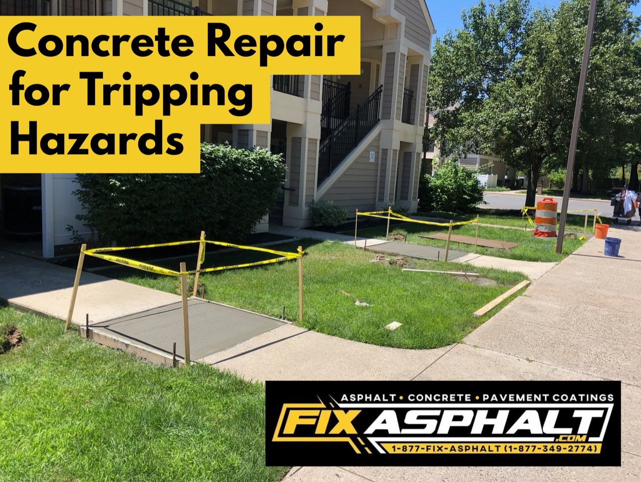 Concrete Repair for Tripping Hazards